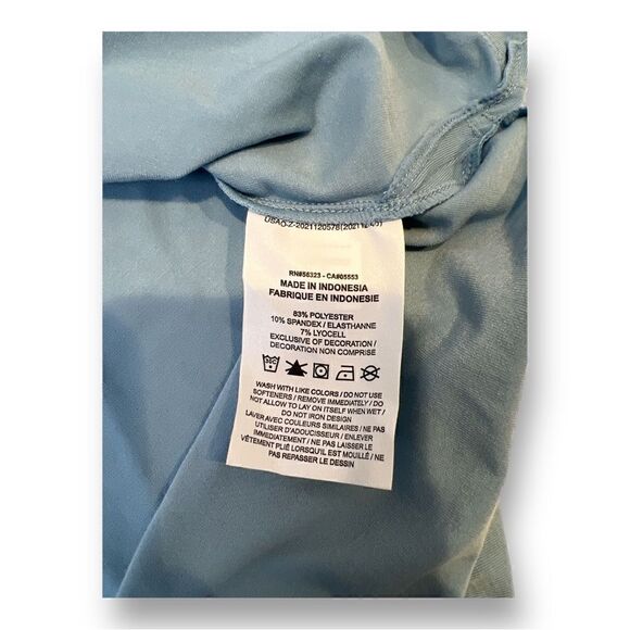 Nike Dri Fit Blue Top Size Small - Picture 3 of 4